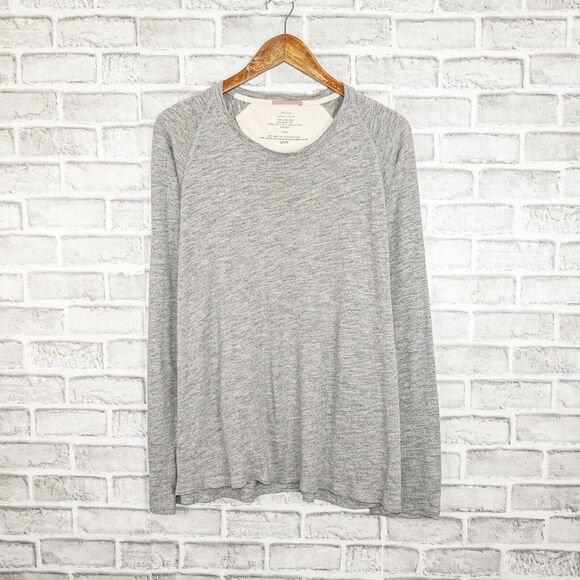 APOLIS Men's Crew Neck Pullover Sweatshirt tee heather Gray XL - Picture 1 of 6